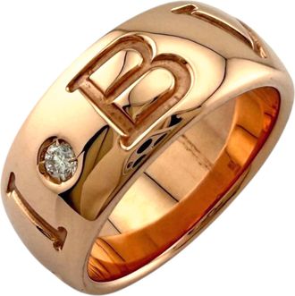 Bulgari Pink Gold Pink Gold (18K) Band Ring (Pre-Owned)