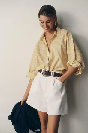 Sunday In Brooklyn Batwing Buttondown Shirt