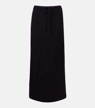 Velvet Beka linen maxi skirt
