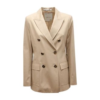 Emma & Gaia Dames, Jassen, Beige, Maat: S