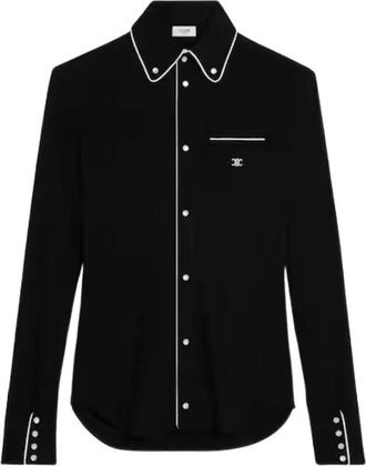 Celine Mujer, Blusas y Camisas, Negro, Talla: XS