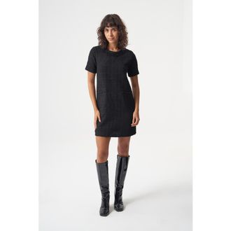Mizalle Tvit Stone Dress in Black at Nordstrom, Size 8