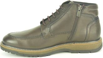 Fluchos Bruin leder Bott. N.+naad - Heren - Veterlaarzen - Bruin - 43 EU - Schoenen