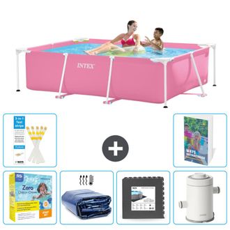 Intex Piscina Con Estructura Rectangular - 220x150x60 Cm - 7-piezas S111