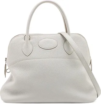 Herm&egrave;s Pre-owned Hermes Clemence Bolide 31 Leather Satchel Ladies TDUICKH26D4S1HFY