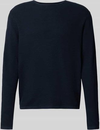 Jack & Jones Jack & Jones Strickpullover mit Rundhalsausschnitt Modell GEORGE in Marine, Größe XXL