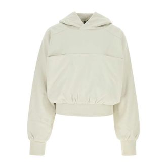 Entire studios Chalk Cotton Sweatshirt - Dames - Hoodies - Wit - M - Katoen - Hoodies & sweatvesten