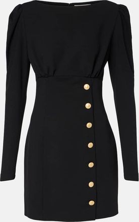 Alessandra Rich Abito corto in crêpe di misto lana