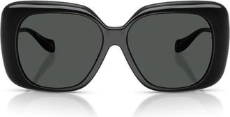 Versace Ve 4499U Zonnebril - Dames - Zonnebrillen - Zwart - 57 MM - Nylon - Accessoires