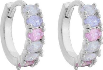 Girls Crew Dreaming About You Hoop Earrings in Silver at Nordstrom