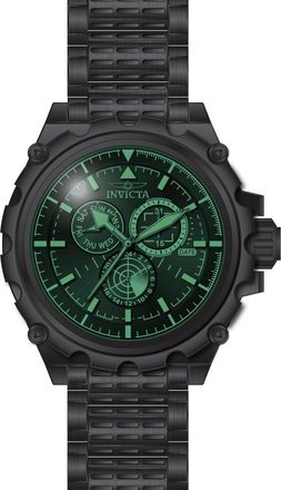 Invicta Coalition Forces 49202 Heren Horloge - Quartz Uurwerk - Roestvrij Staal met zwarte Wijzerplaat - 50mm