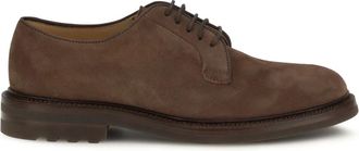 Brunello Cucinelli Zapatos de Ante con Cordones - Shoes - Hombre - Marr&oacute;n - 41 EU