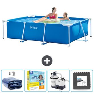 Intex Piscina Con Estructura Rectangular - 220x150x60 Cm - 7-piezas Scb68