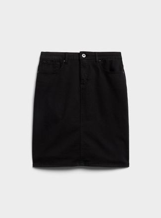 Contemporaine Womens Stretch denim miniskirt