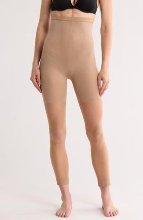 Spanx High Waisted Shaping Capri Tights in Beige at Nordstrom Rack, Size 3