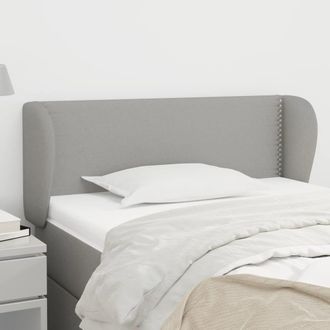 vidaXL Cabecero De Tela Gris Claro 83x23x78/88 Cm Vidaxl