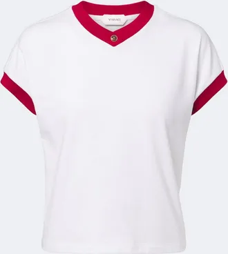 Versace T-shirt Medusa in jersey di cotone