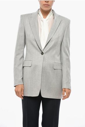 Tagliatore Blazer Slim Fit in Misto Seta con Tasche ad Aletta taglia 38