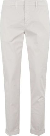 Fay Klassieke Capri Broek Klei Kleur - Heren - Slim Fit Broeken - Beige - W33 - Katoen - Broeken