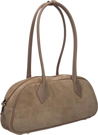 Notre-V Minae Suede - Dames - Schoudertassen - Bruin - ONE Size - Su&egrave;de - Tassen