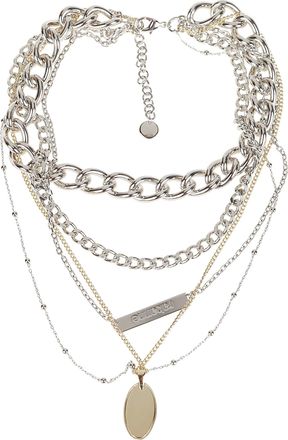 Paco Rabanne Collier 5 Rangs Layered Five-Chain Brass Necklace