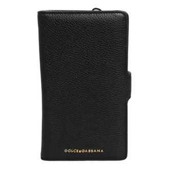 Dolce & Gabbana Wallets & Cardholders, male, Black, Size: ONE SIZE Phone Flip Cover