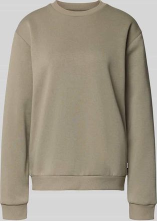 Jack & Jones Jack & Jones Sweatshirt mit gerippten Abschl&uuml;ssen Modell BRADLEY in Oliv, Gr&ouml;&szlig;e XXL