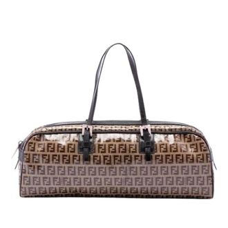 Fendi Pre-owned Vintage Shoulder Bag - Dames - Pre-owned - Bruin - Maat: ONE Size Leer