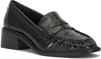 Vince Camuto Eshnie Penny Loafer Pump in Black at Nordstrom, Size 8.5