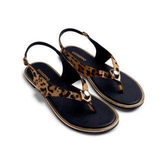 Gioseppo Flat Sandals, female, Brown, Size: 10 US Mumias Flat Sandal