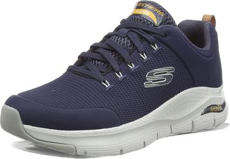 Skechers Mens Arch Fit Paradyme Sneaker, Navy Textile Trim, 9.5 UK