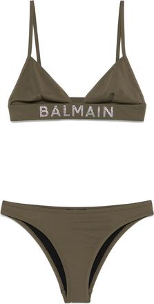 Balmain Bikini con applicazione - Verde