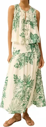 Marie Oliver Romina Sleeveless Top In Garland