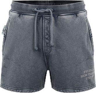 Everlast Mens NYC Shorts Washed Grey XXL