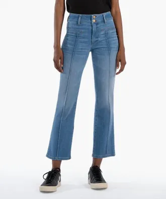 Kut from the Kloth Kelsey High Rise Ankle Flare Jeans In Quality