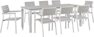 ModWay Outdoor Maine 9Pc Outdoor Patio Dining Set