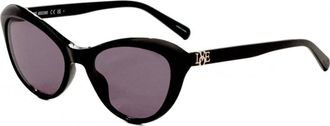 Moschino Womens MOL015S 0807 53 IR Sunglasses - Black - One Size