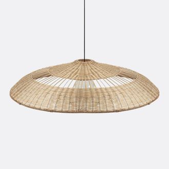 La Redoute Interieurs Hanglamp in rotan &Oslash;100 cm, Elora