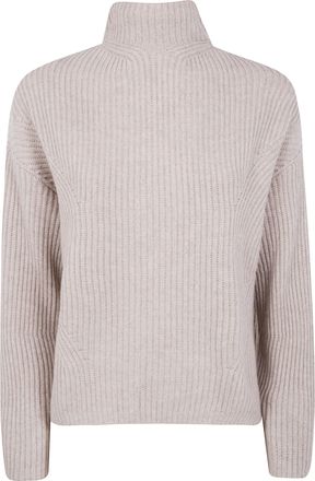 Kujten Demi Turtleneck Sweater With Back Slit