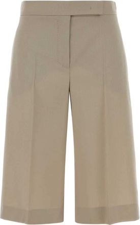 Max Mara Long Shorts - Dames - Korte Broeken - Beige - XS - Korte Broeken