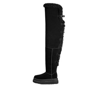 UGG (WMNS) UGG x sacai Thigh High Boot Black 1175215-BLK