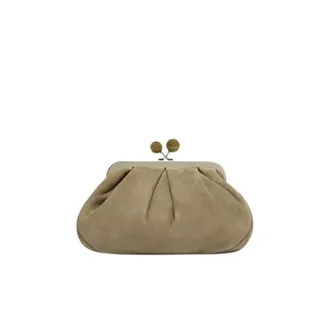Max Mara Dames, Tassen, Beige, Maat: ONE Size Leer