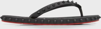 Christian Louboutin Loubi Donna Spike Flip Flops