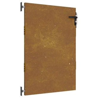 Berkfield Home Garden Gate 85x125 cm Corten Steel in Brown