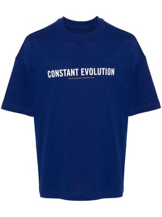 Emporio Armani logo-print T-shirt - Blue