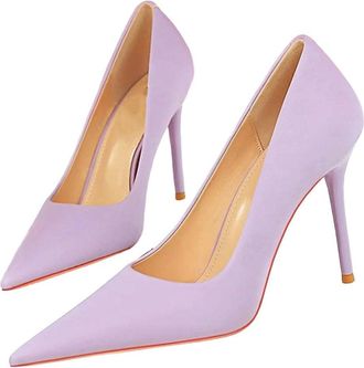Generic Women Satin Silk High Heel Pumps Elegant Stiletto Wedding Bridal Dress Prom Shoes