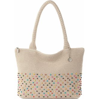 The Sak Crafted Classics Carryall Bag in Ecru Multi Beads at Nordstrom