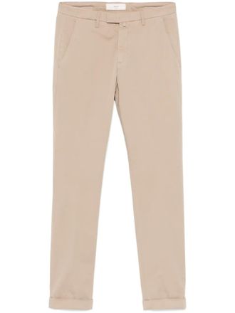 BRIGLIA 1949 tapered trousers - Brown