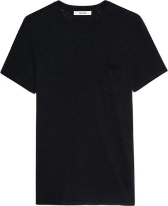 Zadig&Voltaire T-Shirt Stockholm - - Tops - Uomo - Nero - M