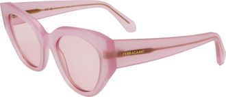 Ferragamo Ferragamo Womens 55 mm Pink Opticals